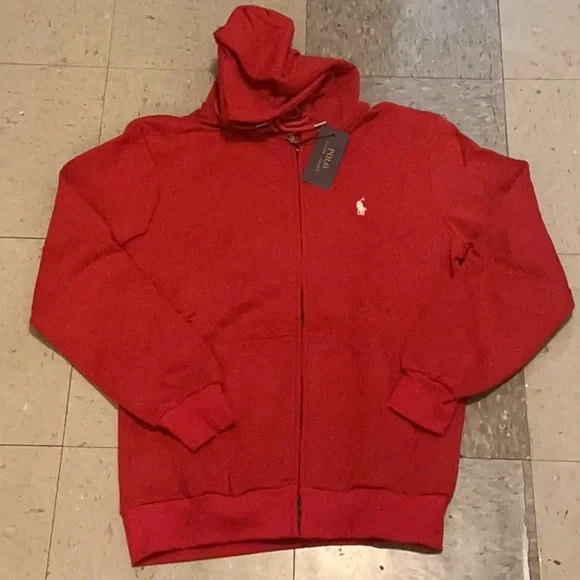 Polo Ralph Lauren red sweatsuit jogger - Picture 2 of 6